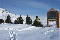 aurora borealis tours yukon. Day trips - snowmobiling